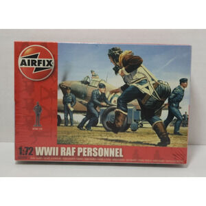 Airfix WWII RAF Personnel Military Army Figures A01747 Scale 1:72 Vintage Sealed